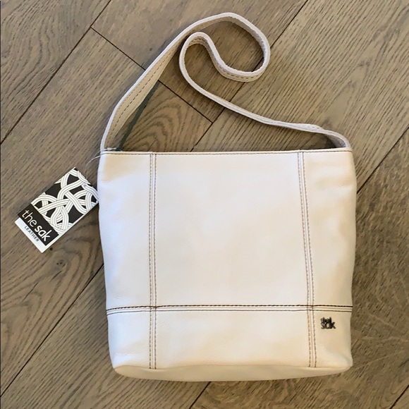 The Sak Handbags - The Sak De Young leather purse/bag in ‘stone’ NWT